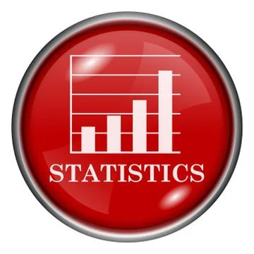 Red round glossy icon Stock Illustration