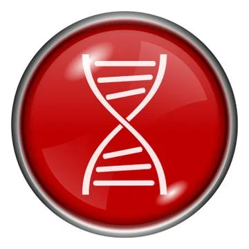 Red round glossy icon 스톡 일러스트