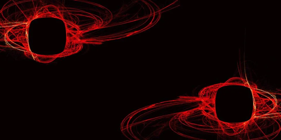 Red round Illustrazione stock