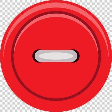 A red round minus button with a white stripe represents a function of negat.. 스톡 일러스트