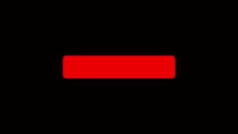 Red Rounded Rectangle Button with animation White Letter F on Black Backgro.. Stock Footage 321454099