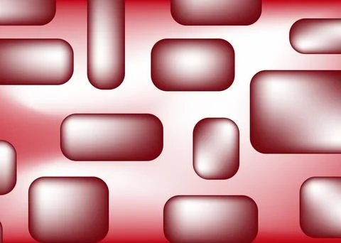 Red rounded rectangles against a white and red gradient background. Stock Illustration