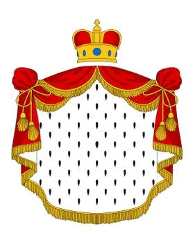 Red royal mantle イラスト素材