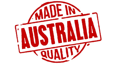 Red Rubber Stamp Made In Australia 動画素材 40161676
