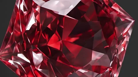 "Red Rubi: Stunning Close-Up of a Precious Gemstone" Stock Footage 249753463