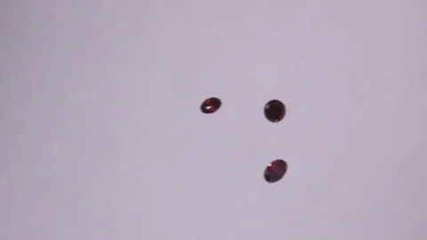 RED Rubies falling Stock Footage 258651013