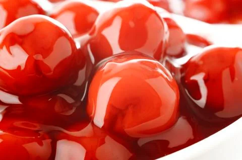 Red ruby cherry Stock Photos