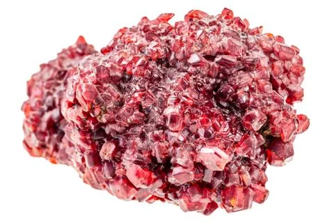 Red ruby crystal 스톡 사진