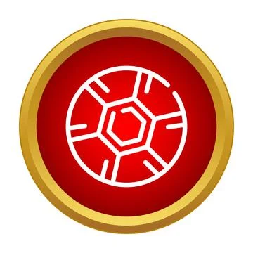 Red ruby gem brilliant cut icon design Illustrazione stock