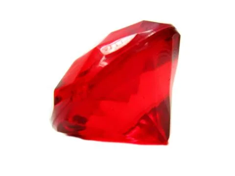 Red ruby gem stone crystal Stock Photos