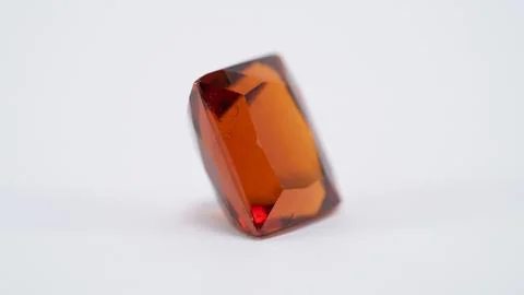 Red Ruby Gem Stone Macro Image Foto stock