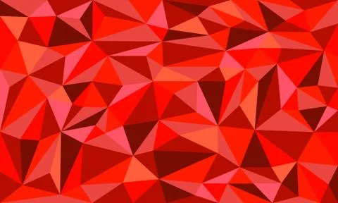 Red Ruby Low Poly Art Vector Graphic Background Stock Illustration