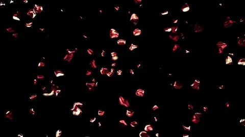 Red ruby rain water drops digital simulation animation background new quality Video stock 101372925