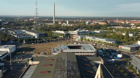 Red ruby star Symbol of the Soviet communist era in Leipzig Germany Vídeos de archivo 125437387