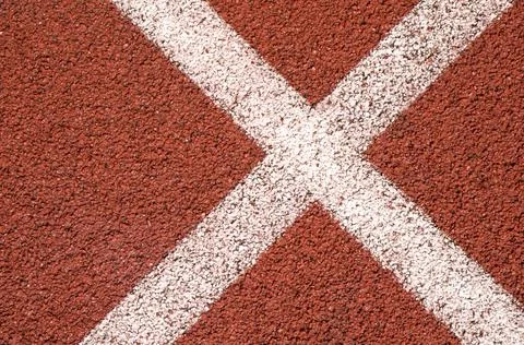 Red running track background texture Stock Photos