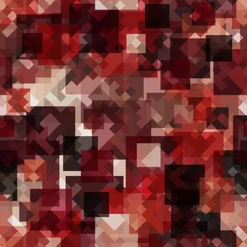 Red rust colors seamless pattern camouflage background of pixel spots Stock Illustration