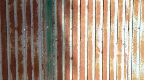 Red rust on the old metal surface Stock-Fotos