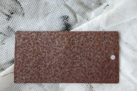 Red rust on the steel surface Stockfoto's
