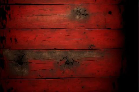 Red Rustic old wood background backdrop Stock Illustration
