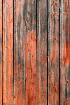 Red Rustic Weathered Barn Wood Board Background Stock Photos