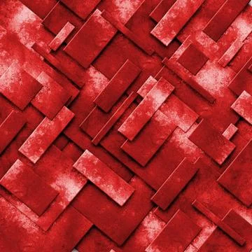 Red rusty fix wall. grunge metal background. Stock Illustration