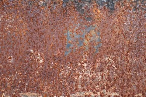 Red rusty on metal sheet texture background rusty pattern 스톡 사진