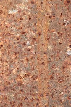 Red rusty on metal sheet texture background rusty pattern Stock Photos