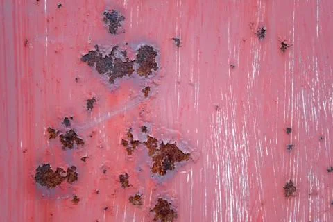 Red rusty metal texture Stock-Fotos