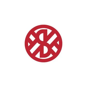 Red s logos square s symbol simple drawing design, graphic, minimalist.logo Stock Illustration