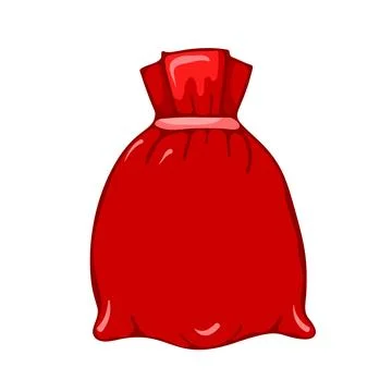 Red Sack Icon Vector Illustration Stock Illustration