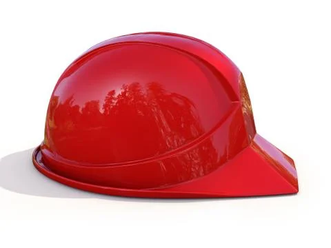 Red safety helmet Stock Illustration