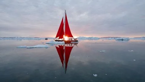 Red Sail Stock Photos