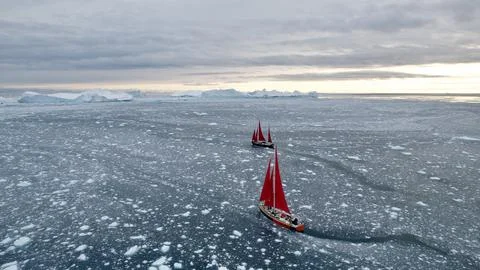 Red Sail Stock Photos