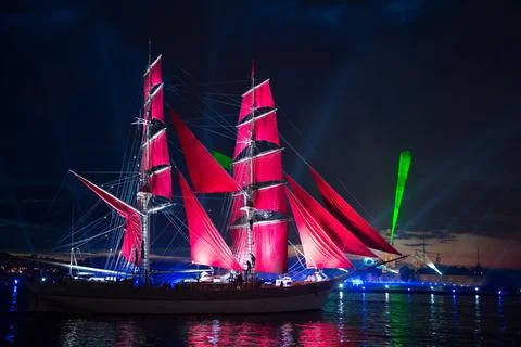 Red Sails Stock Photos