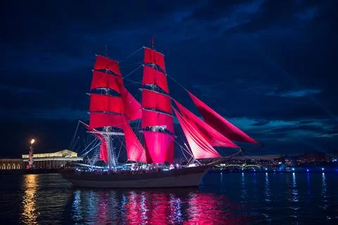 Red Sails Stock Photos