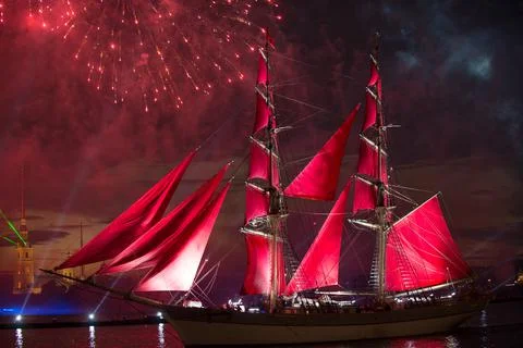 Red Sails Stock Photos