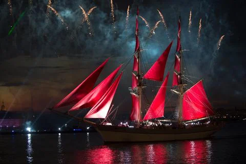 Red Sails Stock Photos