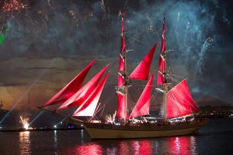 Red Sails Stock Photos