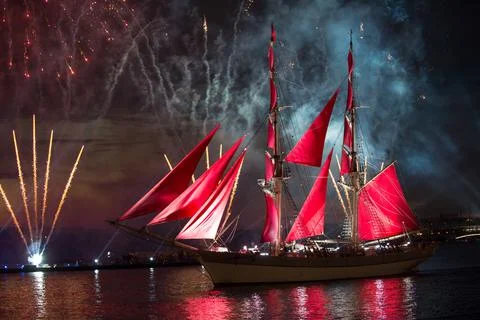 Red Sails Stock Photos