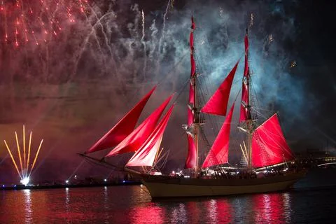 Red Sails Stock Photos