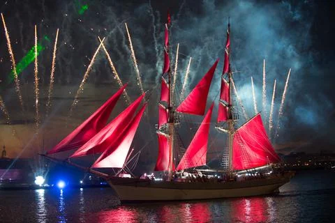 Red Sails Stock Photos