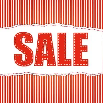 Red sale background Illustrazione stock