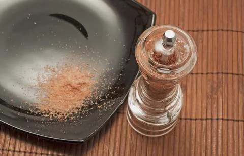 Red salt Stock Photos