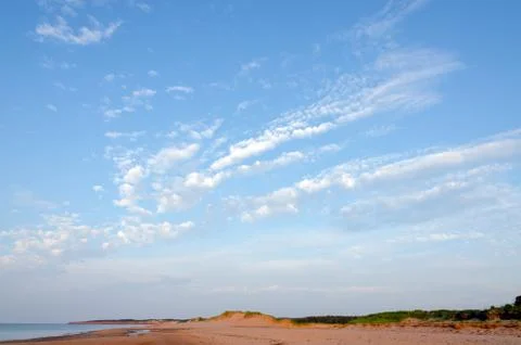 Red sand beach Stock Photos