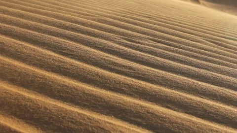 Red Sand Dunes on Sunset. Mui ne, Vietnam. Stock Footage 100577555