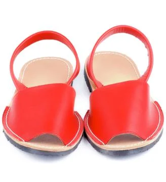 Red Sandals Avarcas Stock Photos