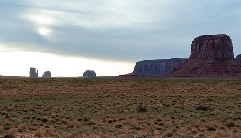 Red sandstone cliffs, Monument Valley, Arizona, USA Fotos Stock