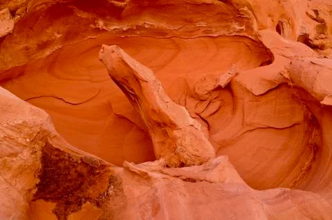 Red Sandstone Rocks Stock Photos