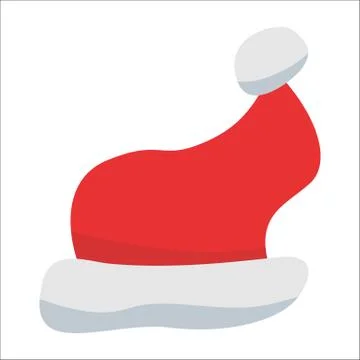 Red Santa Claus Hat Stock Illustration