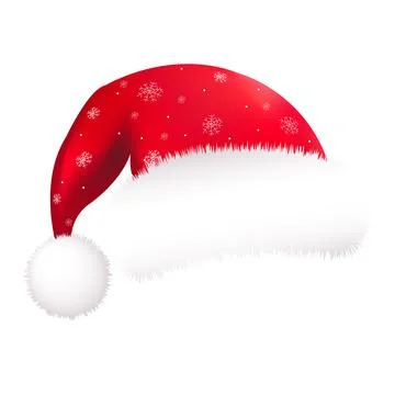 Red Santa Hat Illustrazione stock